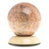 Сувенир "Шар Антистресс" из розового мрамора 9 см на подставке фото 4 — 