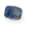Таблетница на 2 отделения камень афганский лазурит цвет серебро фото 2 — 