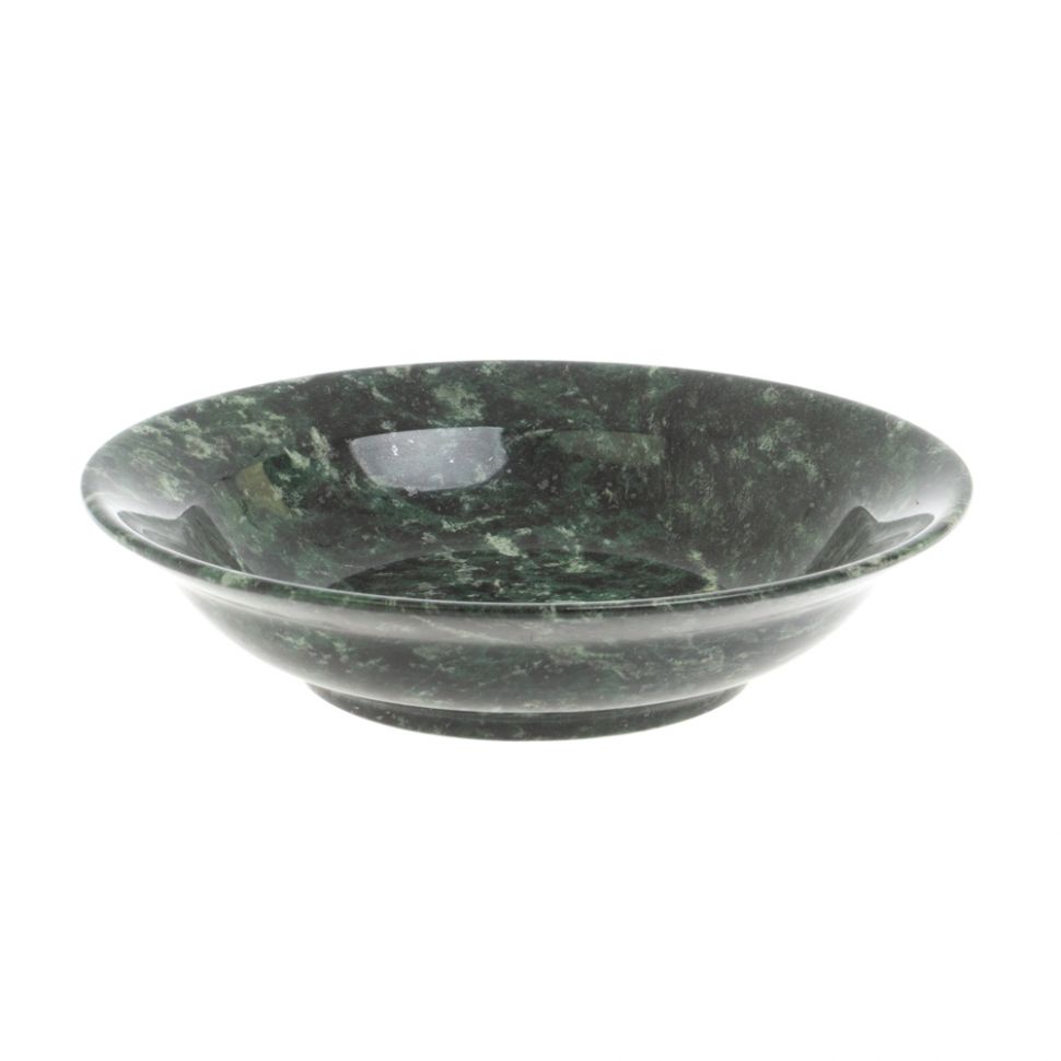 Тарелка из шабровского змеевика 15,5х15,5х3,5 см фото 1 — 