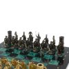 Шахматы подарочные "Спарта" фигуры шабровский змеевик фото 3 — 
