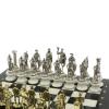 Шахматы "Римляне против Галлов" на подставках доска 40х40 см мрамор/змеевик фото 4 — 