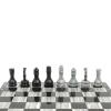 Шахматы "Традиционные" 44х44 см из мрамора и габбро-диабаза фото 5 — 