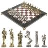 Шахматы "Икар" доска 32х32 см мрамор лемезит фото 1 — 
