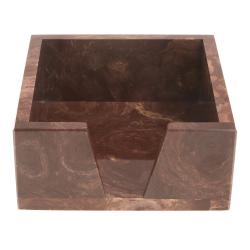 Лоток для бумаг &quot;Кубарик&quot; из лемезита 11х11х5 см — 