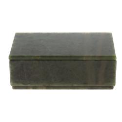 Шкатулка из нефрита 13х7,5х4,8 см — 