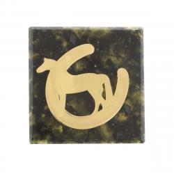 Магнит &quot;Лошадь с подковой&quot; змеевик — 