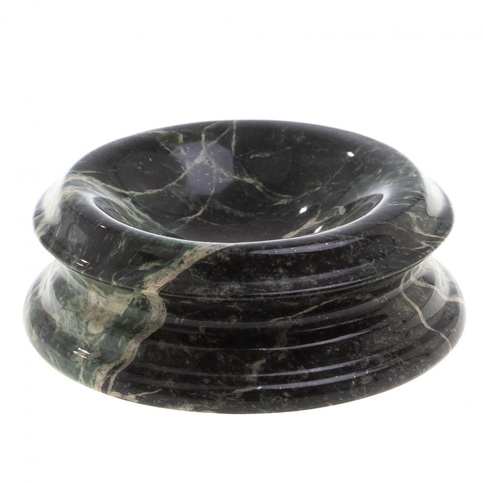 Пепельница из змеевика 10х10х3,3 см фото 1 — 