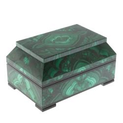 Ларец из малахита &quot;Совершенство&quot; 15х10х7,5 см — 
