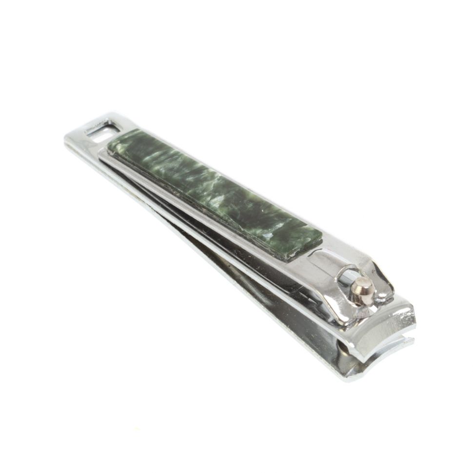 Кусачки для ногтей с камнем серафинит фото 1 — 