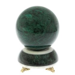 Шар &quot;Антистресс&quot; 12,5 см на подставке камень мрамор 12,5х12,5х18 см — 