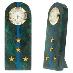 Часы-погон &quot;Капитан МЮ&quot; камень змеевик — 