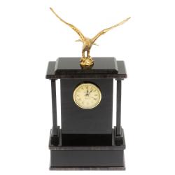 Настольные часы &quot;Орел&quot;из черного обсидиана — 