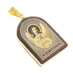 Брелок-кулон оберег &quot;Ангел&quot; камень обсидиан — 