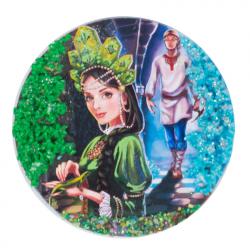 Магнит с рисунком &quot;Хозяйка медной горы&quot; змеевик — 