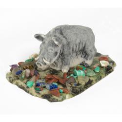 Сувенир &quot;Кабан&quot; из мрамолита — 