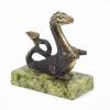 Статуэтка из бронзы и змеевика "Дракон" фото 1 — 