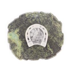 Магнит &quot;Подкова&quot; из змеевика — 