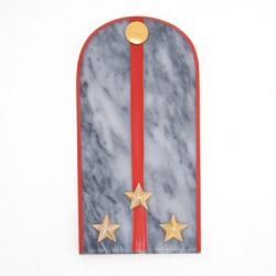 Сувенирный магнит &quot;Погон Старший лейтенант МВД&quot; камень мрамор — 