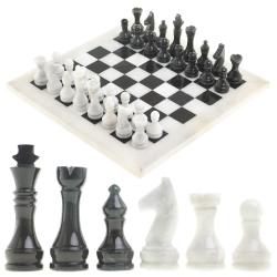 Шахматы &quot;Классические&quot; из мрамора доска 30х30 см — 