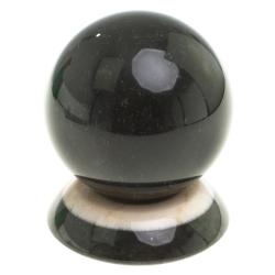 Сувенир &quot;Шар Антистресс&quot; из черного змеевика 9 см — 