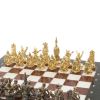 Шахматы подарочные "Шахерезада" доска 40х40 см мрамор лемезит фото 4 — 