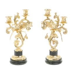 Подсвечники &quot;Колибри&quot; из шабровского змеевика — 