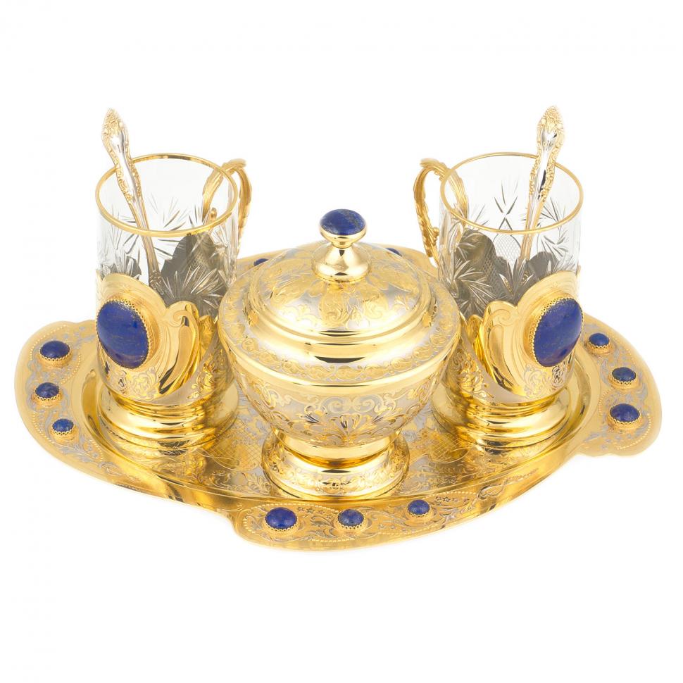 Чайный набор "Лазуритовый" фото 1 — 