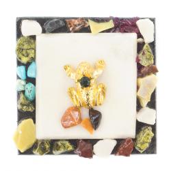 Магнит &quot;Жаба&quot; из камня — 