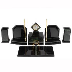 Письменный прибор &quot;Куб&quot; из змеевика — 