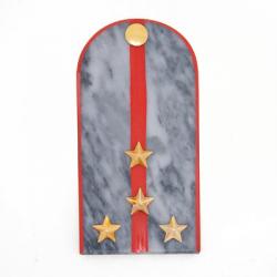 Сувенирный магнит &quot;Погон Капитан МВД&quot; камень мрамор — 