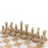 Шахматы "Стандарт" мрамор, ракушечник доска 30х30см фото 4 — 