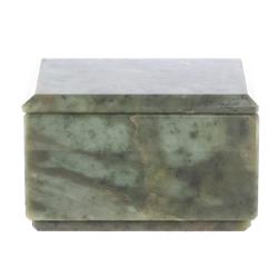 Шкатулка из нефрита 8х5,5х5 см — 
