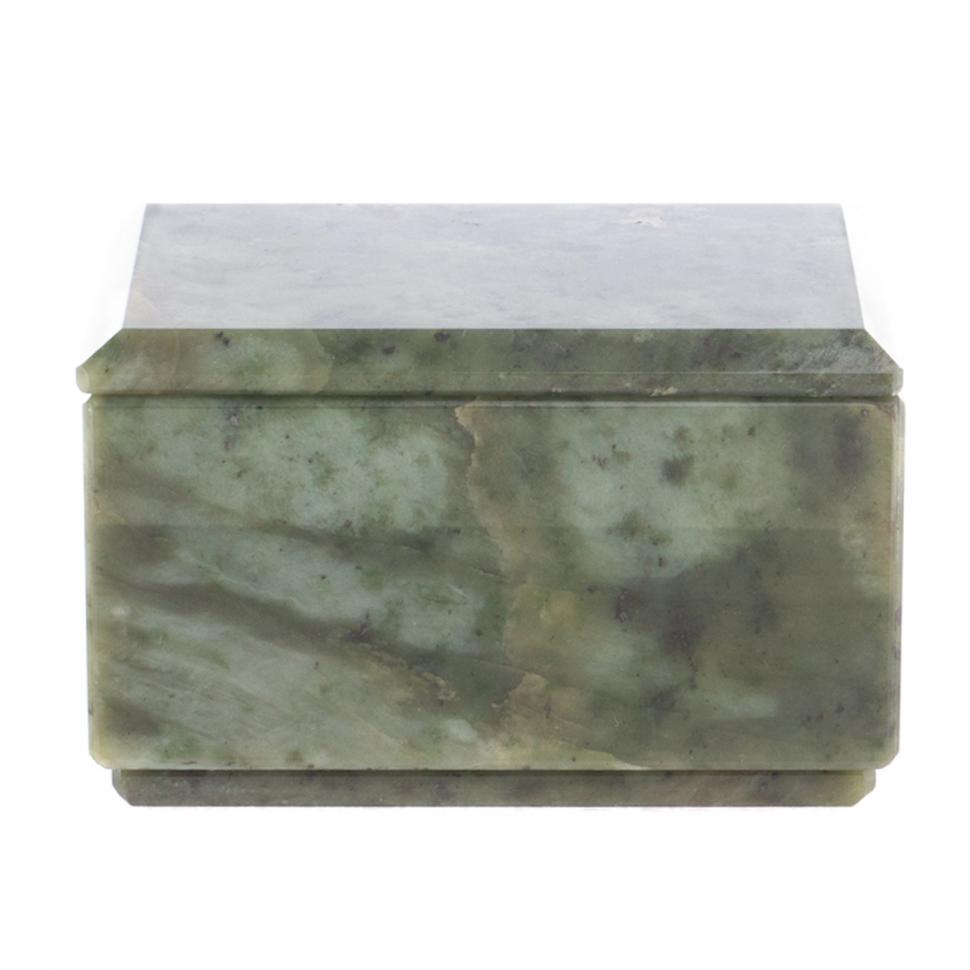 Шкатулка из нефрита 8х5,5х5 см фото 1 — 