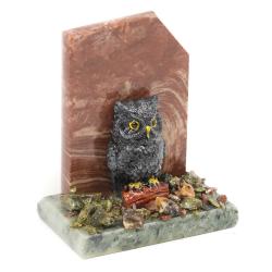 Сувенир &quot;Филин у скалы&quot; лемезит — 