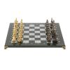 Шахматы настольные "Шахерезада" 40х40 см серый мрамор фото 2 — 