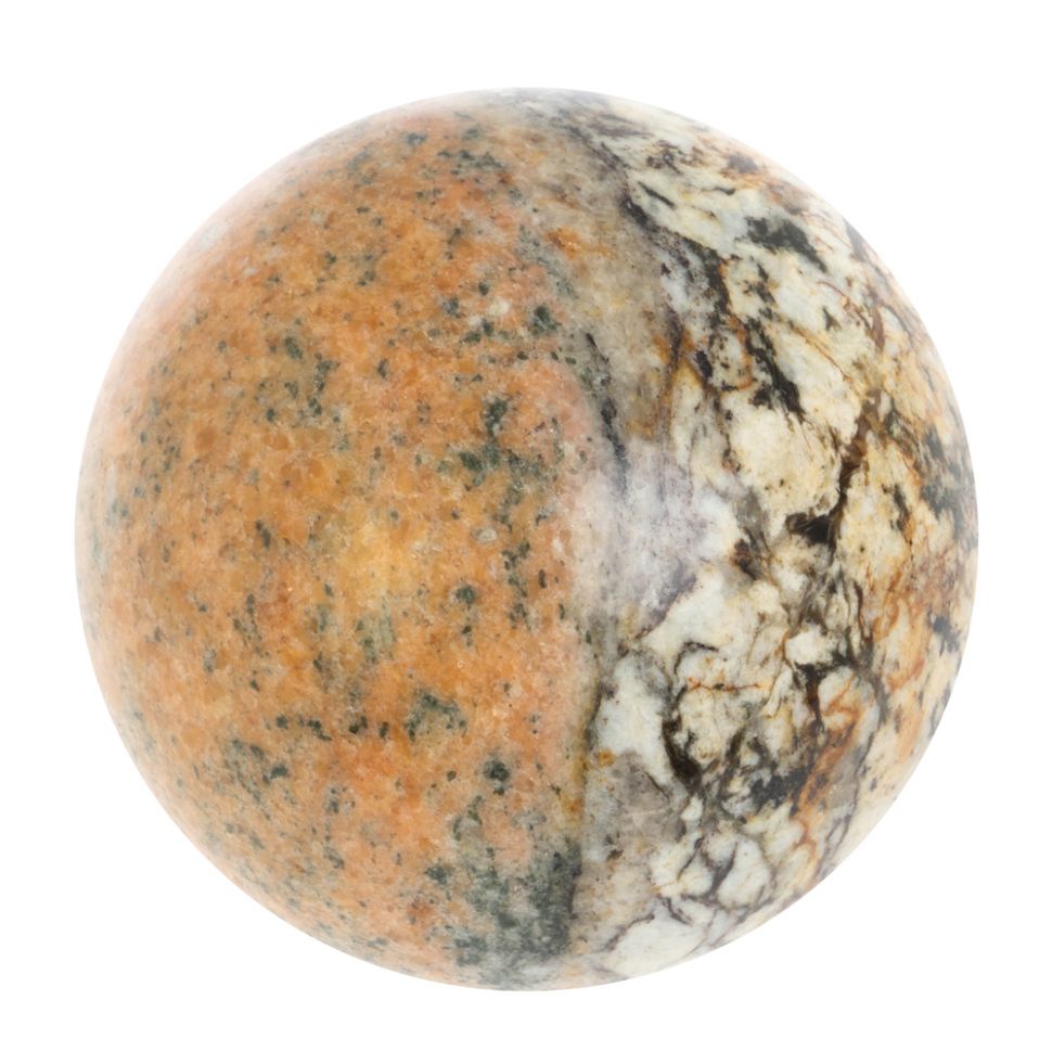 Шар из розового мрамора 9,5 см фото 1 — 