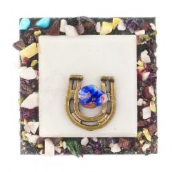 Магнит из камня &quot;Подкова&quot; — 