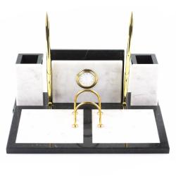 Письменный набор &quot;Советник&quot; из натурального мрамора — 