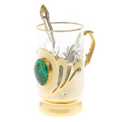 Подстаканник &quot;Малахитовый&quot; Златоуст — 