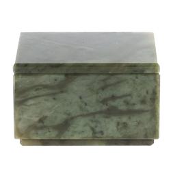 Шкатулка из нефрита 8х6х5 см — 
