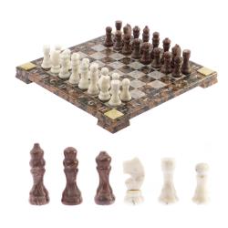 Шахматы с гравировкой &quot;Турнирные&quot; доска 36х36 см из гранита — 