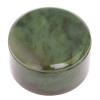 Шкатулка круглая из нефрита 7,5х4,3 см фото 2 — 