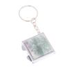 Складное зеркало брелок из флюорита квадратное фото 1 — 