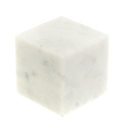 Куб 50 мм белый мрамор — 