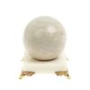Шар 6 см из газганского мрамора на подставке фото 2 — 