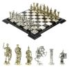 Шахматы "Римские войны" доска 40х40 см оникс / обсидиан фото 1 — 