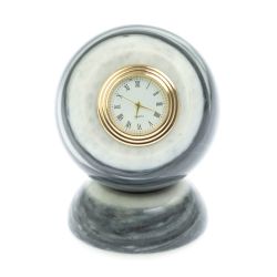 Настольные часы &quot;Шар Антистресс&quot; 8,5 см из мрамора — 
