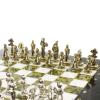 Шахматы "Дон Кихот" доска 28х28 см из камня мрамор змеевик фото 4 — 