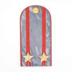 Сувенирный магнит &quot;Погон Подполковник МВД&quot; камень мрамор — 