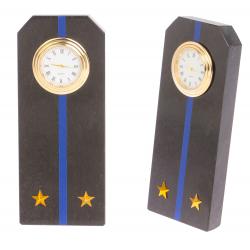 Часы &quot;Погон лейтенант Авиации ВМФ&quot; из змеевика — 